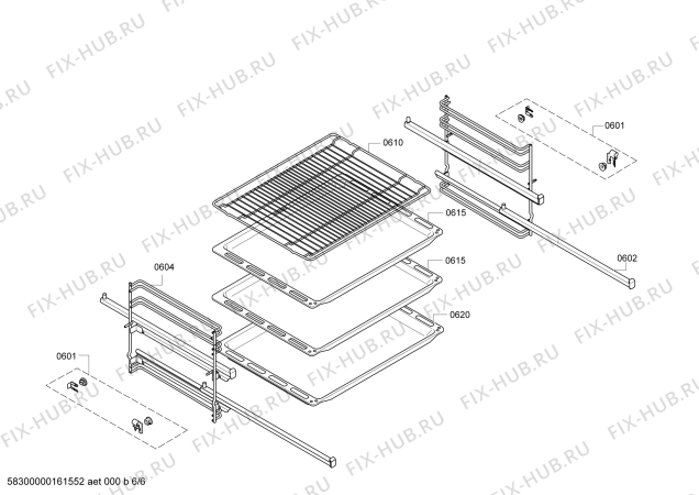 Схема №3 HBA43B222F с изображением Изоляция для электропечи Bosch 00687995