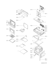 Схема №1 AKP542/WH с изображением Обшивка для электропечи Whirlpool 481245248398