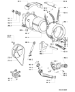 Схема №1 AWM229WP AWM 229 с изображением Рукоятка для стиралки Whirlpool 481949878162