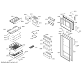 Схема №3 KDN56AI22 с изображением Дверь морозильной камеры для холодильной камеры Bosch 00777540