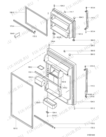 Схема №1 ARG 477 с изображением Электрокомпрессор для холодильника Whirlpool 481236038913