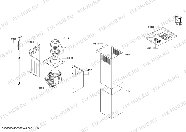 Схема №1 LC77GA532 Siemens с изображением Стеклянная полка для вентиляции Bosch 00710269