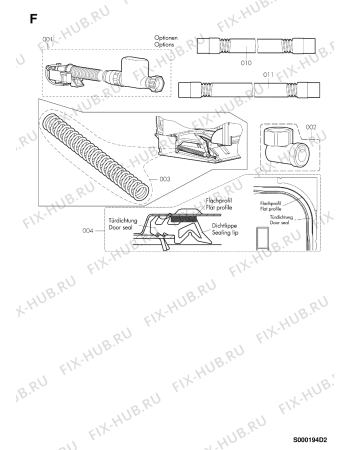 Схема №5 GS 6719/1 IN с изображением Винтик для посудомойки Whirlpool 480140100586