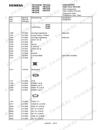 Схема №6 FM723V6 с изображением Инструкция по эксплуатации для жк-телевизора Siemens 00530935