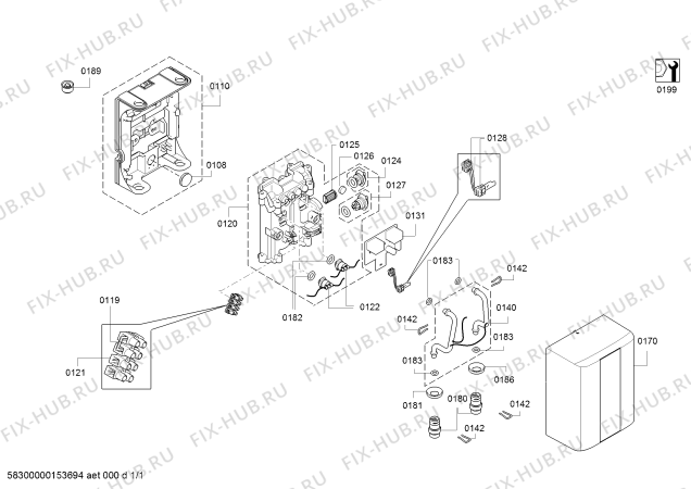 Схема №1 DE04101 с изображением Регулятор для водонагревателя Siemens 00622495
