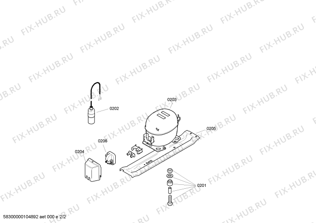 Схема №1 GSL84430 с изображением Планка ручки для холодильника Bosch 00439753