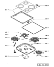 Схема №1 CE628/WH/02 с изображением Уплотнитель двери Whirlpool 481940478257