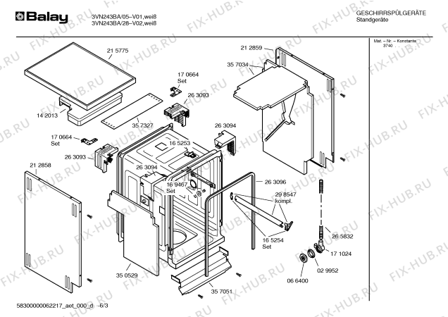 Схема №4 SRI56A02 с изображением Инструкция по эксплуатации для электропосудомоечной машины Bosch 00586101