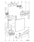 Схема №1 ADP 731/2 WH с изображением Обшивка для посудомоечной машины Whirlpool 481245370507