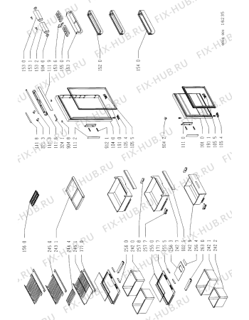 Схема №1 ART850/G ART 850/G/WP с изображением Обшивка для холодильной камеры Whirlpool 481945948699