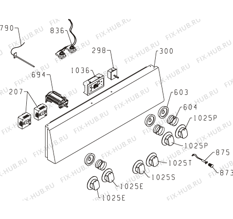 Схема №1 K67420BW (265994, K24D2-134VE) с изображением Переключатель для плиты (духовки) Gorenje 231879