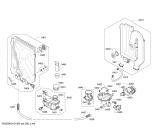 Схема №4 S21M53N4EU с изображением Передняя панель для посудомойки Bosch 00702847