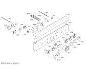 Схема №5 PRG304EG с изображением Панель управления для духового шкафа Bosch 00144806