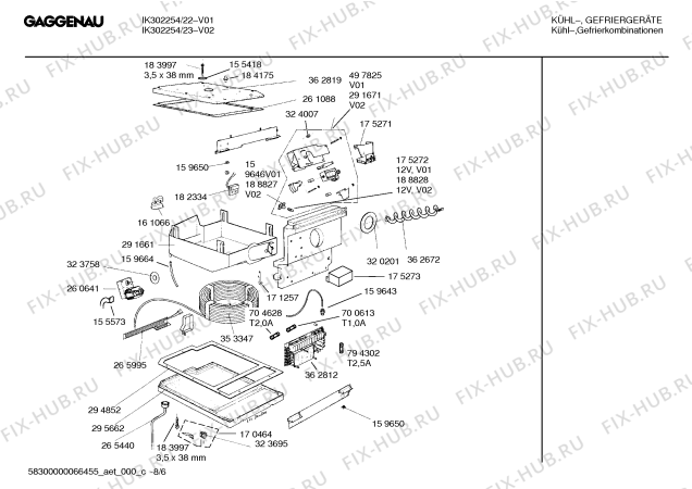 Схема №6 RX496290 с изображением Трансформатор для холодильной камеры Bosch 00175280