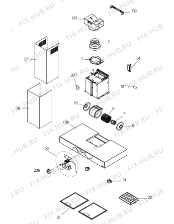 Схема №1 DT6SYA (299134, E076DI1S40AC2HR) с изображением Кнопка (переключатель) для электровытяжки Gorenje 320886