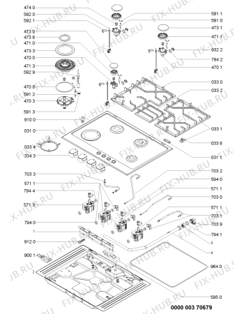 Схема №1 TGW 5475/IN/01 с изображением Железный лист для духового шкафа Whirlpool 480121103122