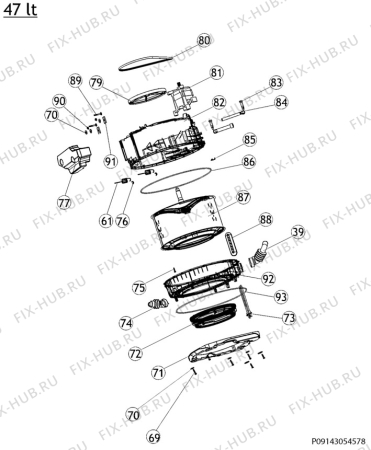 Взрыв-схема стиральной машины Zanussi ZWG2127W - Схема узла Section 6