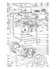 Схема №1 AWM 013/WS-D/A с изображением Обшивка для стиральной машины Whirlpool 481245219294