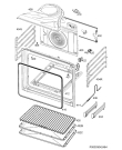 Схема №1 BE7314401M с изображением Микромодуль для плиты (духовки) Aeg 973944185957018