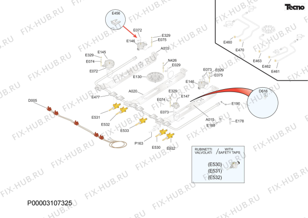Схема №1 10699GN-MN с изображением Пламярассекатель для плиты (духовки) Aeg 4055364493