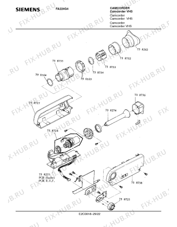 Схема №10 FA224G4 с изображением Инструкция по эксплуатации для видеоэлектроники Siemens 00530632