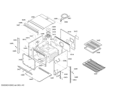 Схема №3 HBL5046AUC с изображением Дверь для холодильника Bosch 00243190