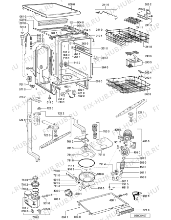 Схема №2 L 514 с изображением Микромодуль для посудомоечной машины Whirlpool 481221838447