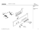 Схема №3 HV200510 с изображением Передняя часть корпуса для плиты (духовки) Siemens 00442797