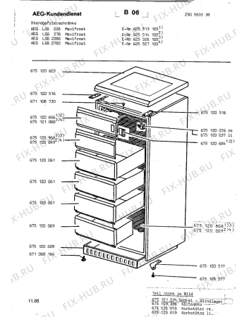 Схема №1 S3618 KG с изображением Контейнер для холодильника Aeg 8996751200198