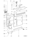 Схема №2 ADG 8555 WH с изображением Обшивка для электропосудомоечной машины Whirlpool 481245372724