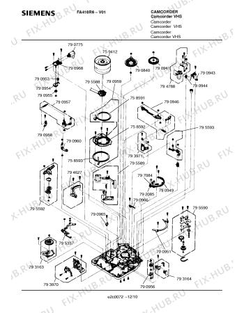Схема №6 FA418R6 с изображением Инструкция по эксплуатации для телевизора Siemens 00531328