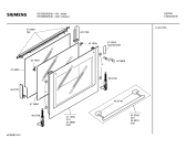Схема №4 HB330250 с изображением Фронтальное стекло для плиты (духовки) Siemens 00471950