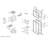 Схема №2 KD33VX10FF с изображением Дверь для холодильника Siemens 00245657