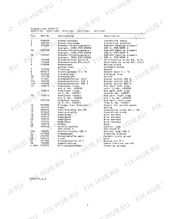 Схема №2 VCS111101 с изображением Стеклокерамика для духового шкафа Bosch 00210789