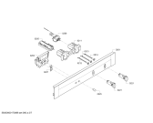 Схема №5 B95H42N3MK с изображением Панель управления для электропечи Bosch 00744684