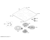 Схема №1 HLN653420F с изображением Стеклокерамика для духового шкафа Bosch 00476467