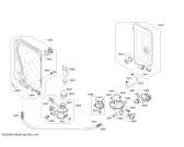 Схема №3 SMV55M01SK MeisterStück с изображением Передняя панель для посудомойки Bosch 00746505