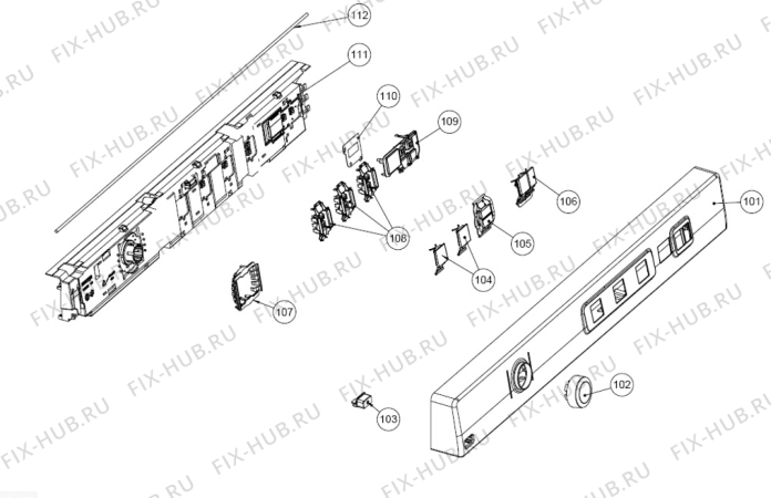 Схема №1 DC158   -Drying cabinet (428635, DC60) с изображением Мини-ручка для сушильного шкафа Gorenje 287793