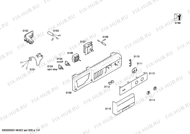 Схема №3 WM20552TI SIEMENS avantgarde с изображением Ручка для стиральной машины Siemens 00267814