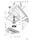 Схема №1 DNI 2263 DNI 2263 WH с изображением Сенсорная панель для вытяжки Whirlpool 481945298576