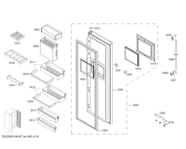 Схема №2 KA63DA71 с изображением Дверь для холодильника Siemens 00714162