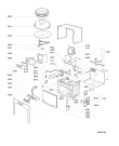 Схема №1 AMT240IX1 (F090951) с изображением Наставление для микроволновой печи Indesit C00366584