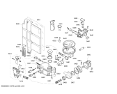 Схема №2 S44T09N0EU с изображением Передняя панель для электропосудомоечной машины Bosch 00439692