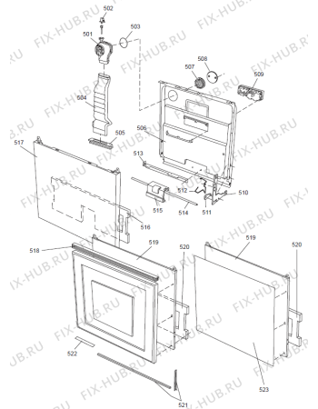 Схема №4 1595 US   -White Bi (900001642, DW954) с изображением Регулятор для посудомоечной машины Gorenje 194084