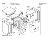 Схема №3 SGS55T02EU с изображением Набор кнопок для посудомоечной машины Bosch 00424487