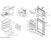 Схема №4 3FFP3760 с изображением Дверь для холодильной камеры Bosch 00246480