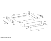 Схема №8 F3460N0 с изображением Корпус для плиты (духовки) Bosch 00244271