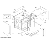 Схема №3 SMV65U20EU SuperSilence с изображением Передняя панель для посудомоечной машины Bosch 00708517