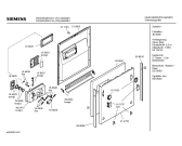 Схема №5 SE55A532EU с изображением Панель управления для посудомойки Siemens 00435534