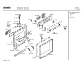 Схема №1 RV9423R с изображением Крышка для электропосудомоечной машины Bosch 00288105